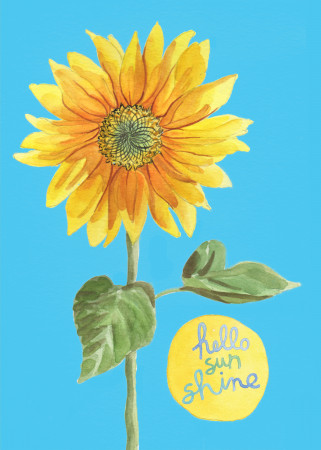 Hello Sunflower Image